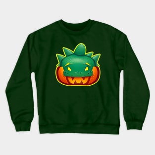 Pumpkin Cosplay Halloween Dinosaur Crewneck Sweatshirt